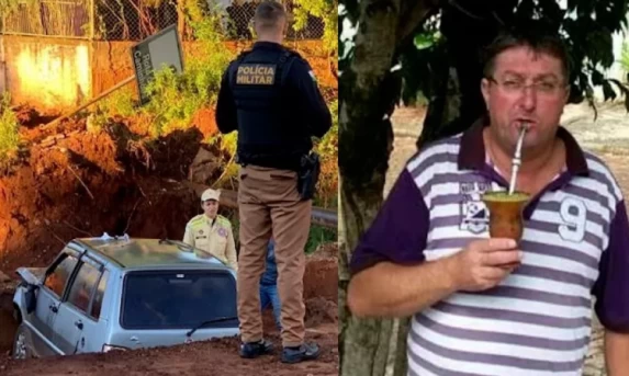 Irmão do Bispo da Diocese de Palmas e Francisco Beltrão morre após carro cair em rio.