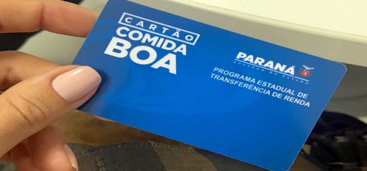 JUSTIÇA: Cartão Comida Boa vai beneficiar mais de 22 mil novas famílias paranaenses.