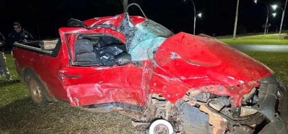 TRÂNSITO: Homem morre após Colisão Transversal em Trevo de Laranjeiras do Sul na BR-277.