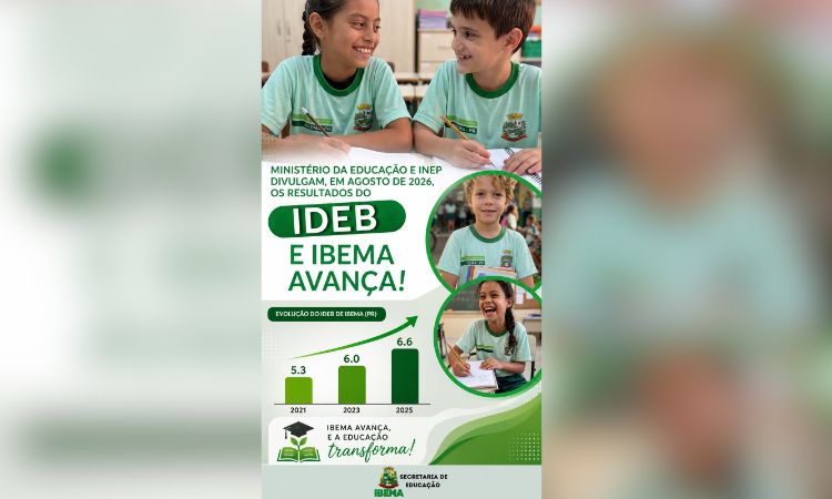 Mais um motivo de orgulho para Ibema!