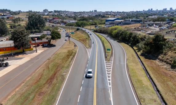 Marginais da BR-277 serão bloqueadas para obras próximo ao Viaduto da Petrocon em Cascavel