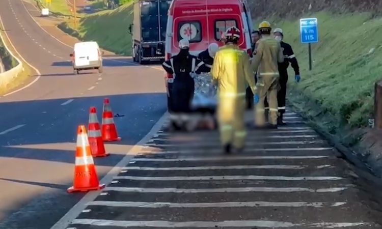 Mulher morre atropelada por caminhão na PRc-467 em Cascavel