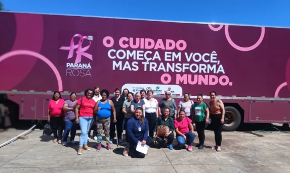 Mulheres de Guaraniaçu realizam exames de mamografia em ação especial de saúde