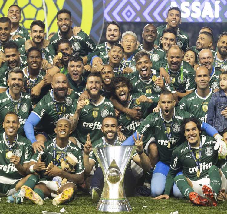 Palmeiras domina a seleção do Campeonato Brasileiro.