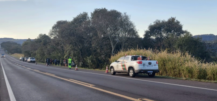 PARANÁ: Adolescente indígena sofre atropelamento na BR-277, em Nova Laranjeiras.