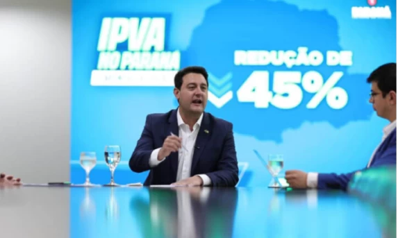 Paraná terá menor alíquota de IPVA do Brasil a partir de 2026