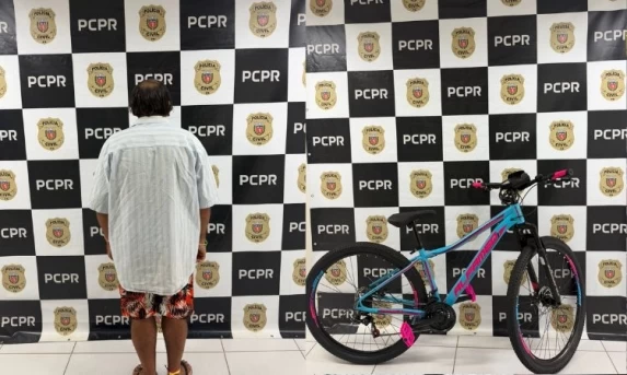 PCPR prende homem por receptação e recupera bicicleta furtada no bairro Universitário