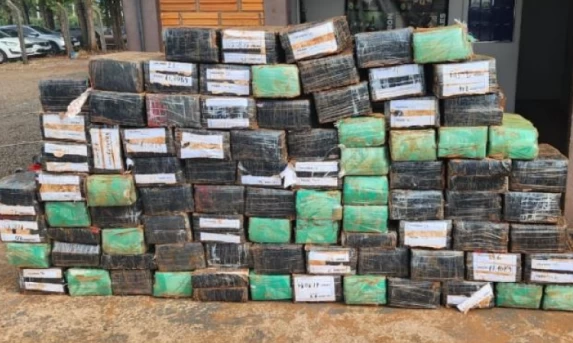 Pf apreende mais de 5,5 toneladas de entorpecentes em Santa Helena.