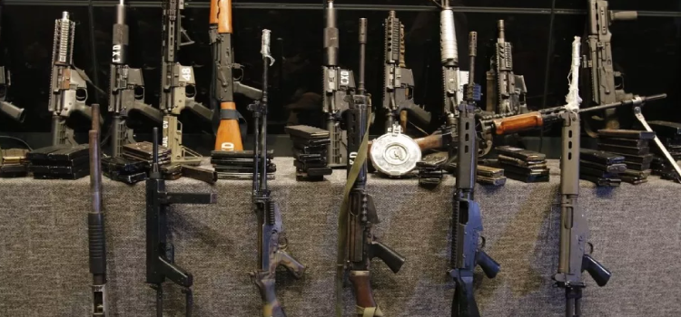 PF faz operação contra tráfico internacional de armas.