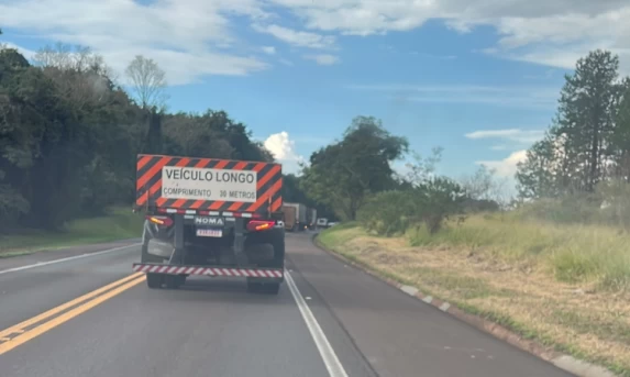 Pista liberada na BR-277, km 528 em Guaraniaçu