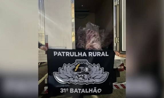 Polícia recupera duas toneladas de tilápia e prende dois por estelionato na BR 277.