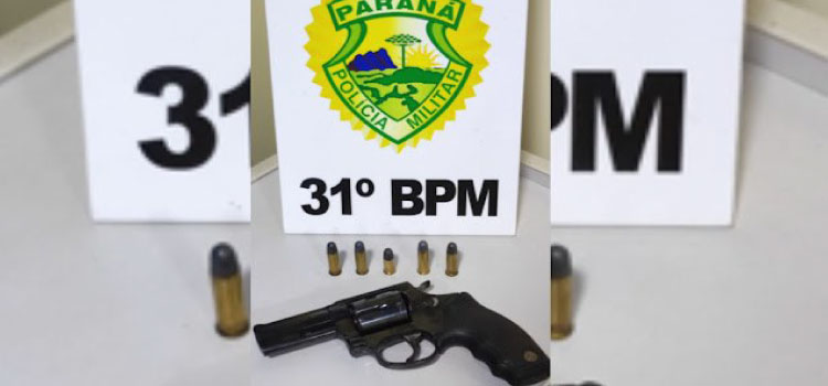 POLICIAL: Homem é preso em posse de arma de fogo em Corbélia.