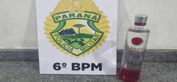 CASCAVEL: : PM prende suspeito de furto em distribuidora de bebidas.