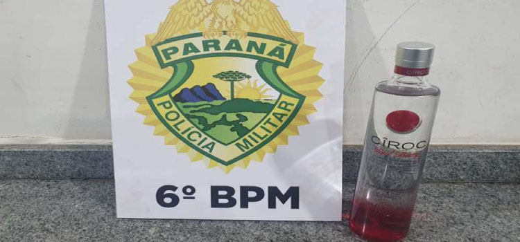 CASCAVEL: : PM prende suspeito de furto em distribuidora de bebidas.