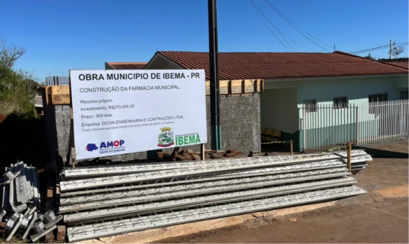 Prefeitura de Ibema investe R$ 270 mil em nova farmácia para a UBS