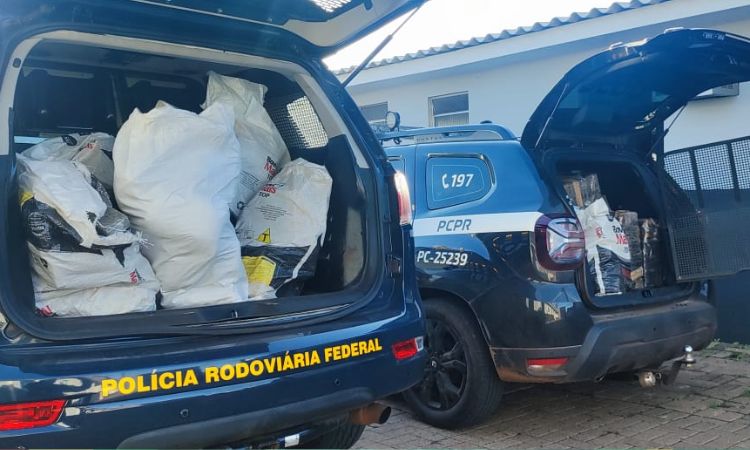 PRF apreende mais de 211 quilos de maconha em veículo acidentado na BR-277 em Guaraniaçu