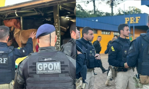 PRF e GM de Cascavel realizam operação conjunta com apoio do Canil