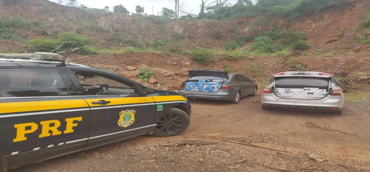 OPERAÇÃO ÉGIDE: PRF apreende 50 mil maços de cigarros contrabandeados no Paraná
