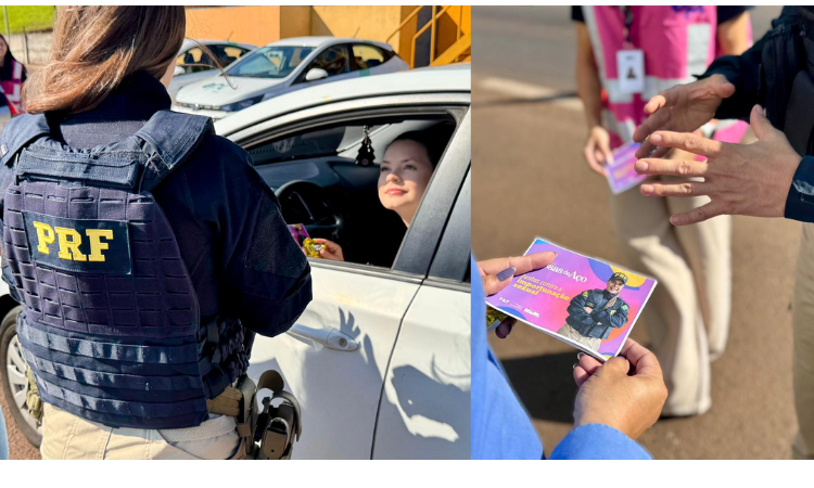 PRF realiza Operação Rosas de Aço com ações educativas em Guarapuava (PR)