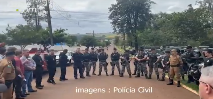 QUEDAS DO IGUAÇU: Operação é realizada para reduzir criminalidade.