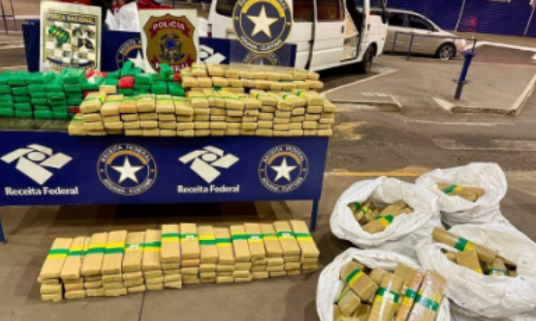Receita Federal apreende quase 600 kg de maconha na Ponte da Amizade