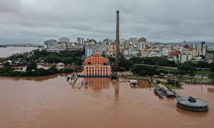 Rio Guaíba pode atingir cota de alerta até sexta-feira em Porto Alegre