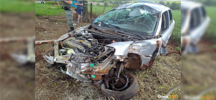 SÃO MIGUEL DO IGUAÇU: Motorista morre em grave acidente na PR 497.
