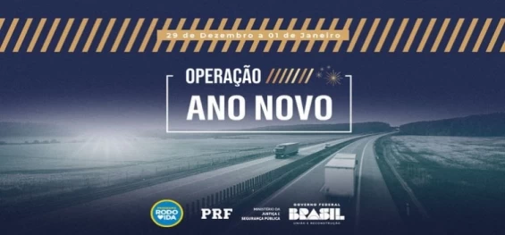 SEGURANÇA VIÁRIA: Operação Ano Novo da PRF intensifica combate à embriaguez ao volante.