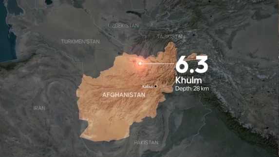 TERREMOTO DE MAGNITUDE 6,3 MATA DEZENAS NO AFEGANISTÃO