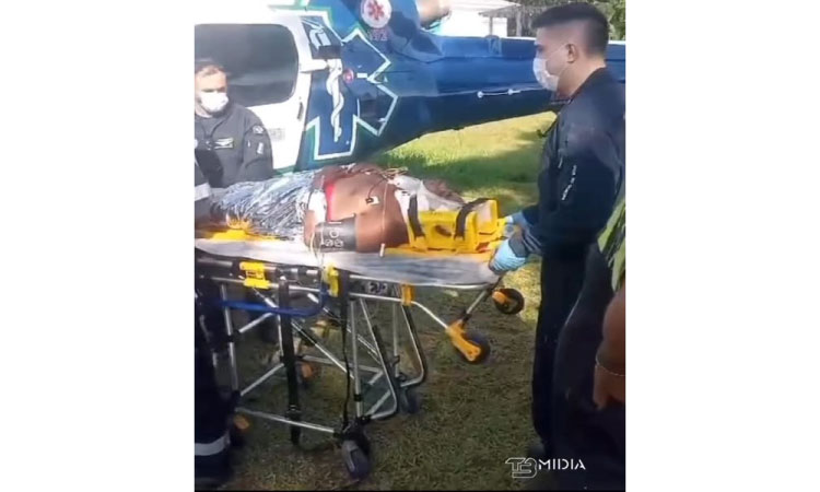 Trabalhador sofre acidente em obra em Três Barras do Paraná