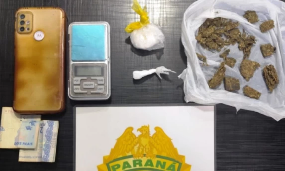 Traficante vai buscar drogas em Cascavel e é preso ao chegar em Laranjeiras do Sul
