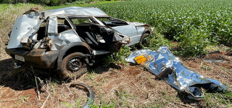 TRÂNSITO: Casal morre em grave acidente entre Boa Vista da Aparecida e Três Barras do Paraná.