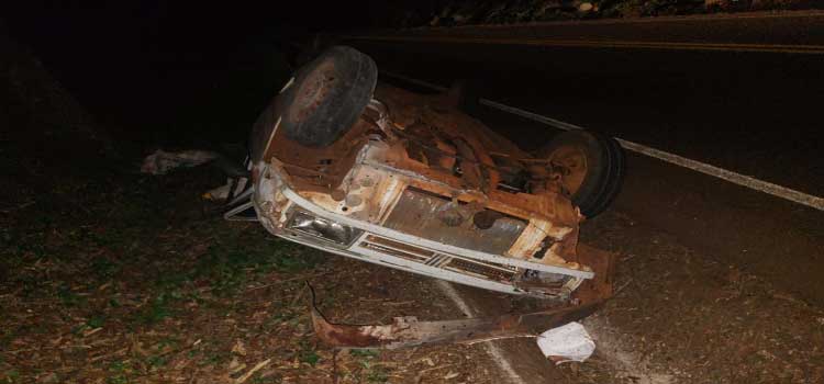 TRÂNSITO: Homem de 46 anos morre em gravíssimo capotamento na PR-239.