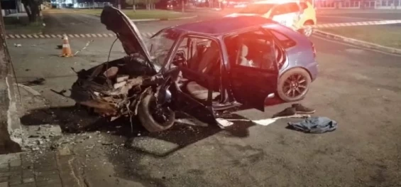 TRÂNSITO: Homem morre e outras duas pessoas ficam feridas em grave acidente na BR-158 no sudoeste do Paraná.