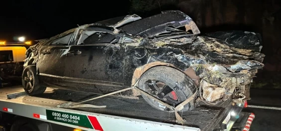 TRÂNSITO: Jovem Ibemense sofre acidente no Km 504 da rodovia BR 277 em Guaraniaçu.