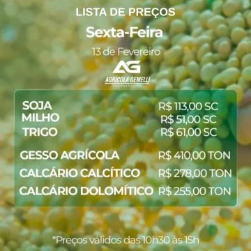 Cotação Agrícola