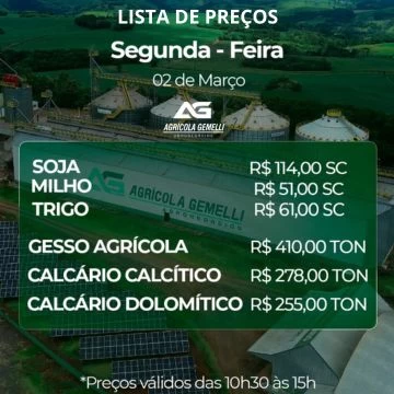 Cotação Agrícola