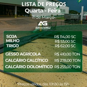 Cotação Agrícola