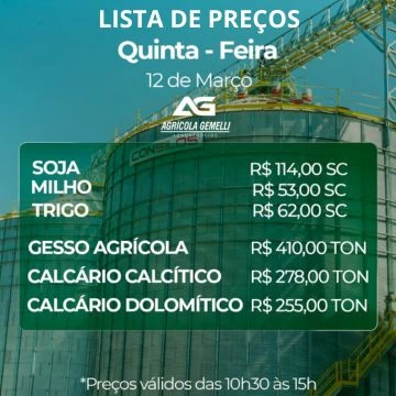 Cotação Agrícola