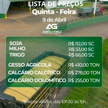 Cotação Agrícola