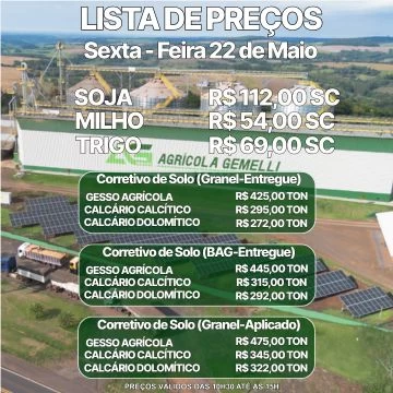 Cotação Agrícola